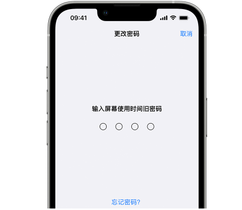 漾濞iPhone屏幕维修分享iPhone屏幕使用时间密码忘记了怎么办 