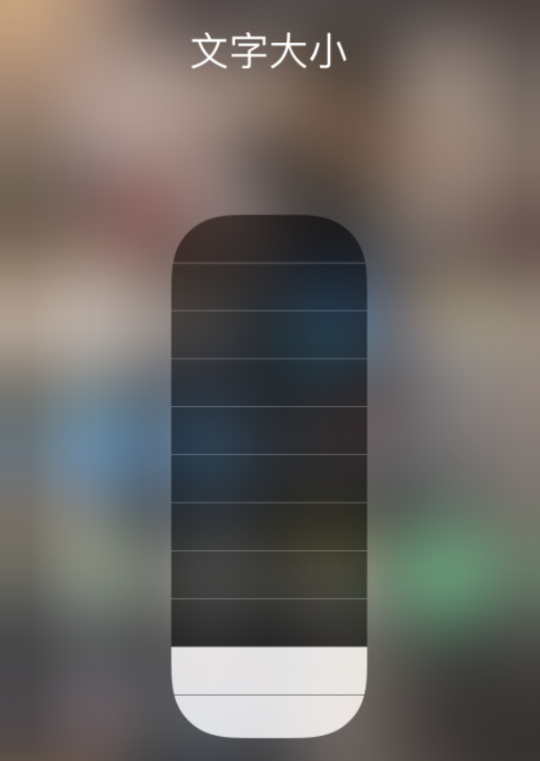 漾濞苹果手机维修分享小技巧：在 iPhone 控制中心快速调节字体大小 